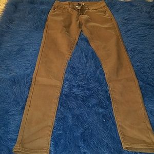 Brown skinny jeans